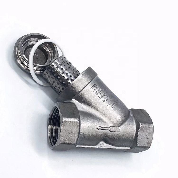 Stainless Steel 304 316 Y Type Strainers with Plug