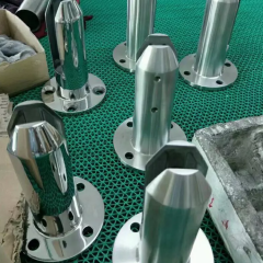 Custom SS304 316 Glass Spigot Railing Swimming Pool Fence Tempered Glass Fencing Stainless Steel Glass Clamp Holder