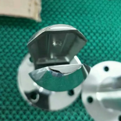 Custom SS304 316 Glass Spigot Railing Swimming Pool Fence Tempered Glass Fencing Stainless Steel Glass Clamp Holder