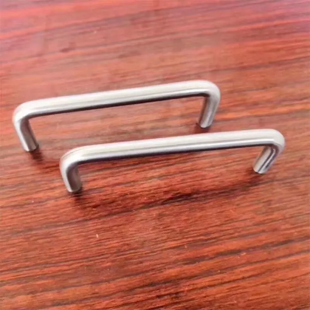 Custom CNC Machining Stainless Steel Parts Strong Stainless Steel U Shape Cabinet Handle