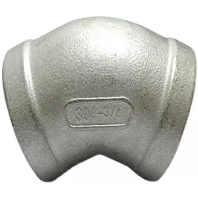 Custom Investment Casting Stainless Steel 304 316 90 Deg Male Threaded Elbow