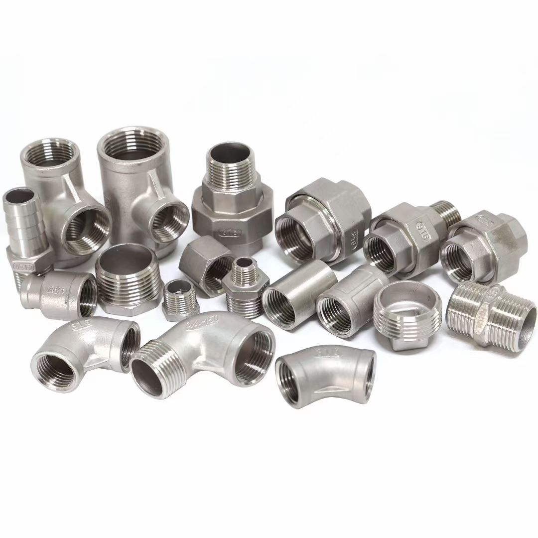 Custom Investment Casting Stainless Steel 304 316 90 Deg Male Threaded Elbow