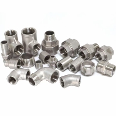 Custom Investment Casting Stainless Steel 304 316 90 Deg Male Threaded Elbow