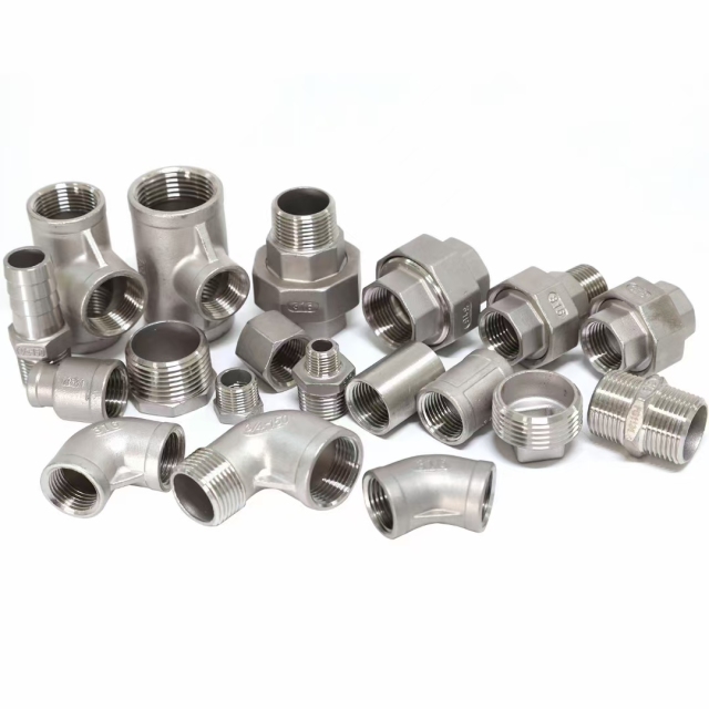 Custom Investment Casting Stainless Steel 304 316 90 Deg Male Threaded Elbow