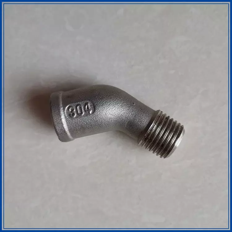 Investment Casting Stainless Steel 304 316 45 Deg Street Elbow