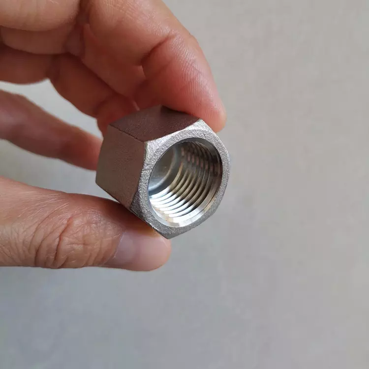 Custom Investment Casting Stainless Steel 304 316 Threaded Hex Cap