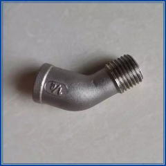 Investment Casting Stainless Steel 304 316 45 Deg Street Elbow