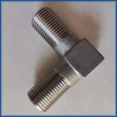 Custom Investment Casting Stainless Steel 304 316 90 Deg Male Threaded Elbow