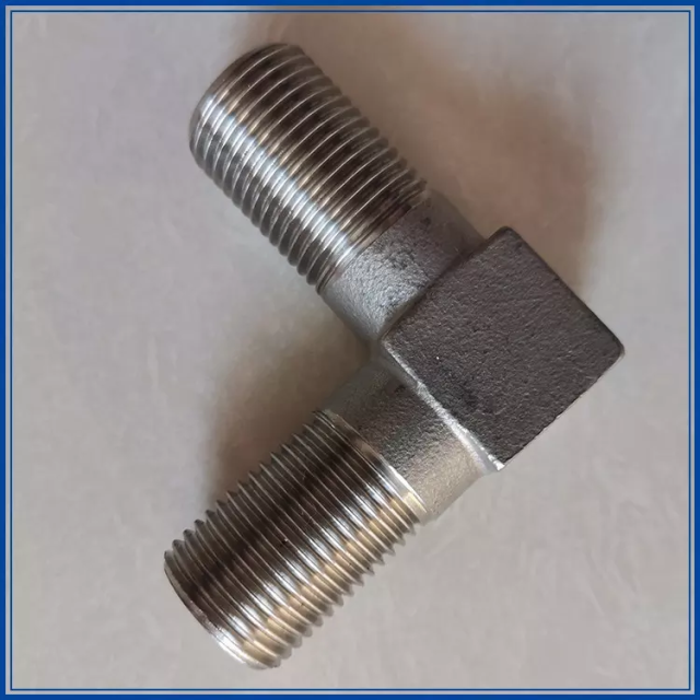 Custom Investment Casting Stainless Steel 304 316 90 Deg Male Threaded Elbow