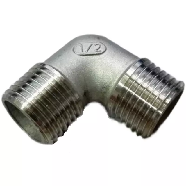 Investment Casting Stainless Steel 304 316 90 Deg Male Threaded Elbow