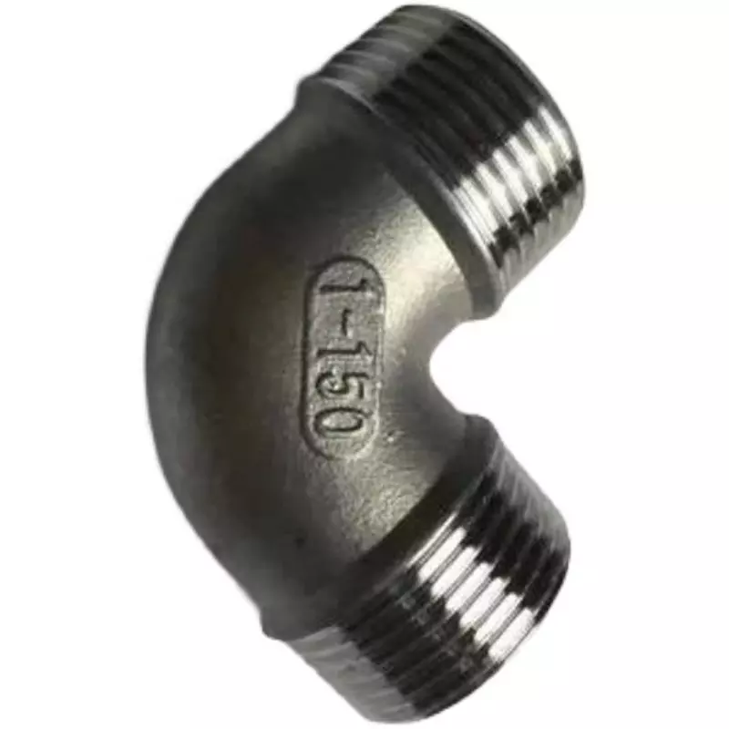 Investment Casting Stainless Steel 304 316 90 Deg Male Threaded Elbow