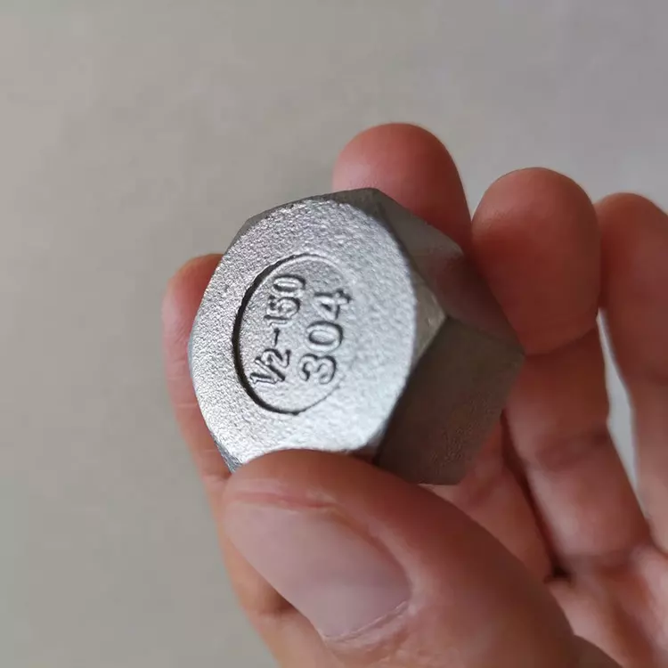 Custom Investment Casting Stainless Steel 304 316 Threaded Hex Cap