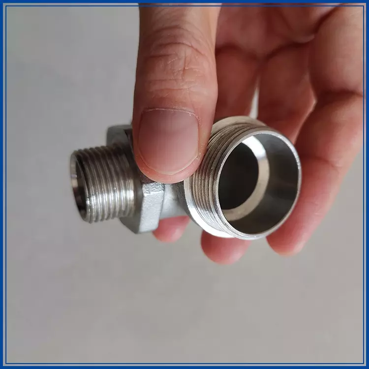 Custom Investment Casting Stainless Steel 304 316 90 Deg Male Threaded Elbow
