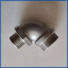Custom Investment Casting Stainless Steel 304 316 90 Deg Male Threaded Elbow