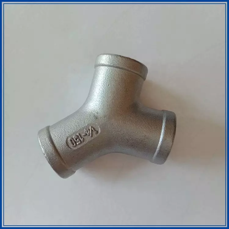Custom Stainless Steel 304 316 Y Shaped Female Threaded Tee