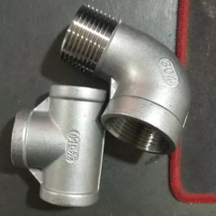 Stainless Steel 304 316 Investment Casting Threaded Tee