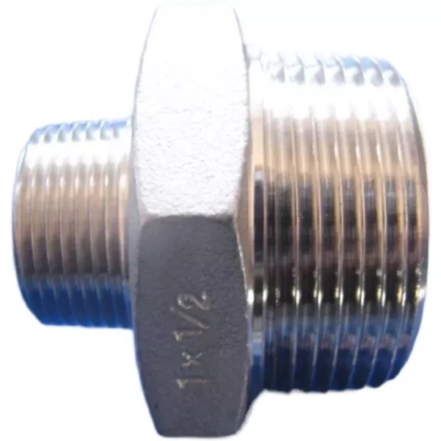 Stainless Steel 304 316 Reducing Hex Nipple
