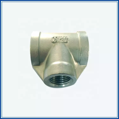 Stainless Steel 304 316 Investment Casting Threaded Tee