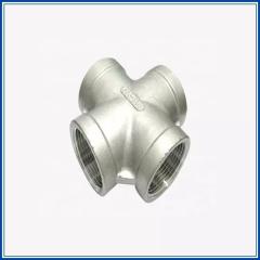 Custom Stainless Steel 304 316 Investment Casting Threaded Cross