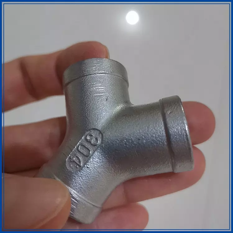Custom Stainless Steel 304 316 Y Shaped Female Threaded Tee