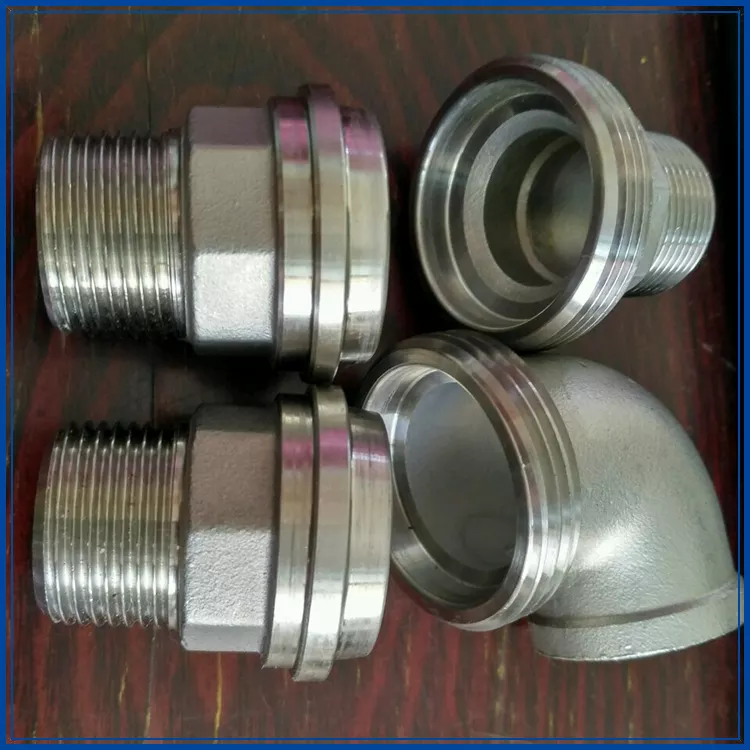 Custom Stainless Steel 304 316 Investment Casting Elbow Union