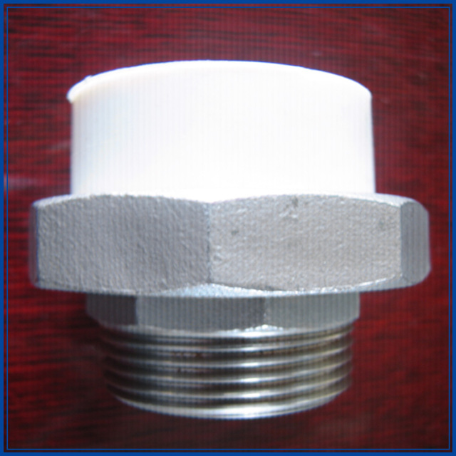 China Suppliers 100% Plumbing Materials 20mm to 110mm Plumbing PPR Stainless Steel Insert Pipe Fittings
