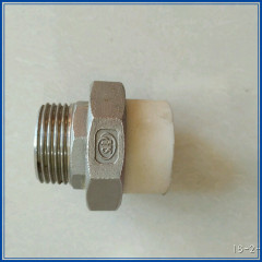 China Suppliers 100% Plumbing Materials 20mm to 110mm Plumbing PPR Stainless Steel Insert Pipe Fittings