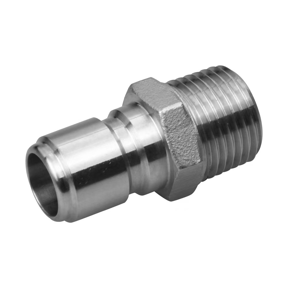 Custom CNC Machining SS304 Female Threaded 1/2 Npt Homebrewing Quick Disconnect Fitting Quick Connector Snap-in Connector
