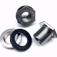 Custom Lost Wax Casting Stainless Steel 304 316 Bulkhead Water Tank Connector