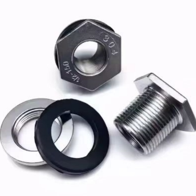 Custom Lost Wax Casting Stainless Steel 304 316 Bulkhead Water Tank Connector