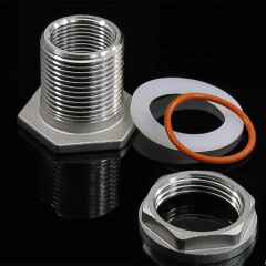 Custom Lost Wax Casting Stainless Steel 304 316 Bulkhead Water Tank Connector
