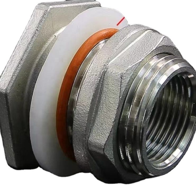 Custom Lost Wax Casting Stainless Steel 304 316 Bulkhead Water Tank Connector