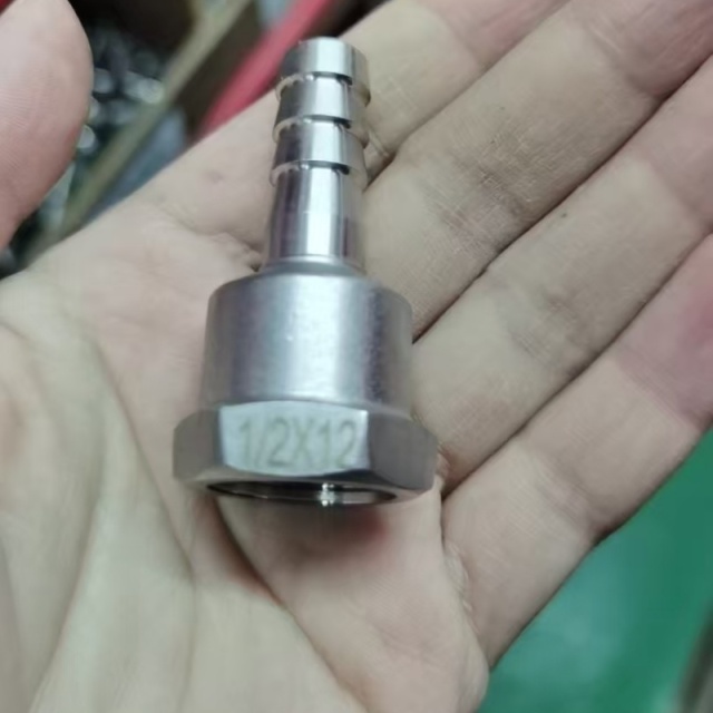 Custom Stainless Steel 304 316 Threaded Hose Nipple