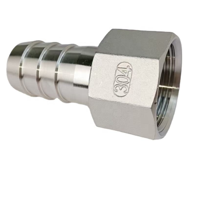 Custom Stainless Steel 304 316 Threaded Hose Nipple