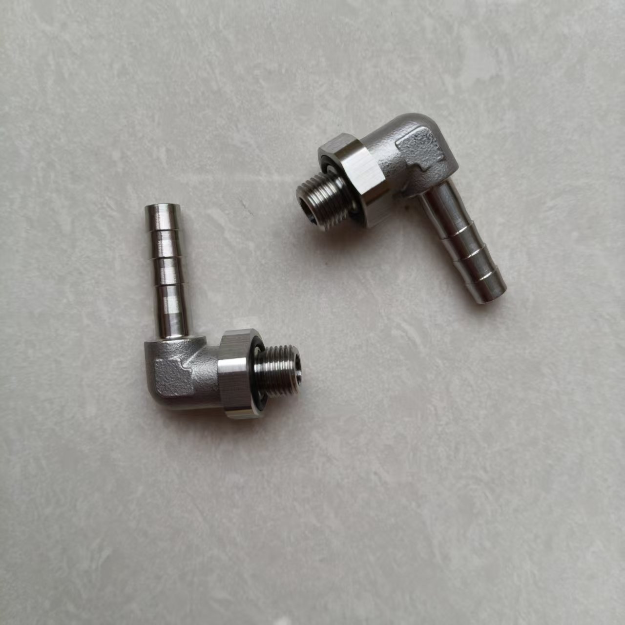 Custom Stainless Steel 304 316 316L Hose Elbow Union with Nut