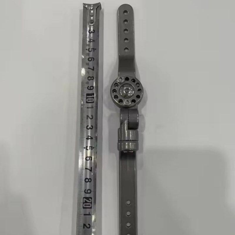 Custom-made Stainless Steel 304 316 Adjustable Metal Locking Knee Joints Medical Hinge Medical Orthopedic Brace with an Adjustable Angle
