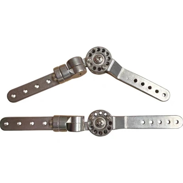 Custom-made Stainless Steel 304 316 Adjustable Metal Locking Knee Joints Medical Hinge Medical Orthopedic Brace with an Adjustable Angle
