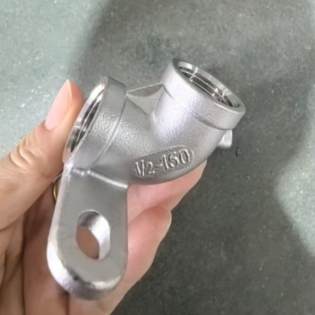 Custom Stainless Steel 304 316 Investment Casting Elbow with Base