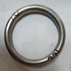 Stainless Steel Cattle Nose Rings Bull Ox Cow Bovine Traction Clasp Farm Animal