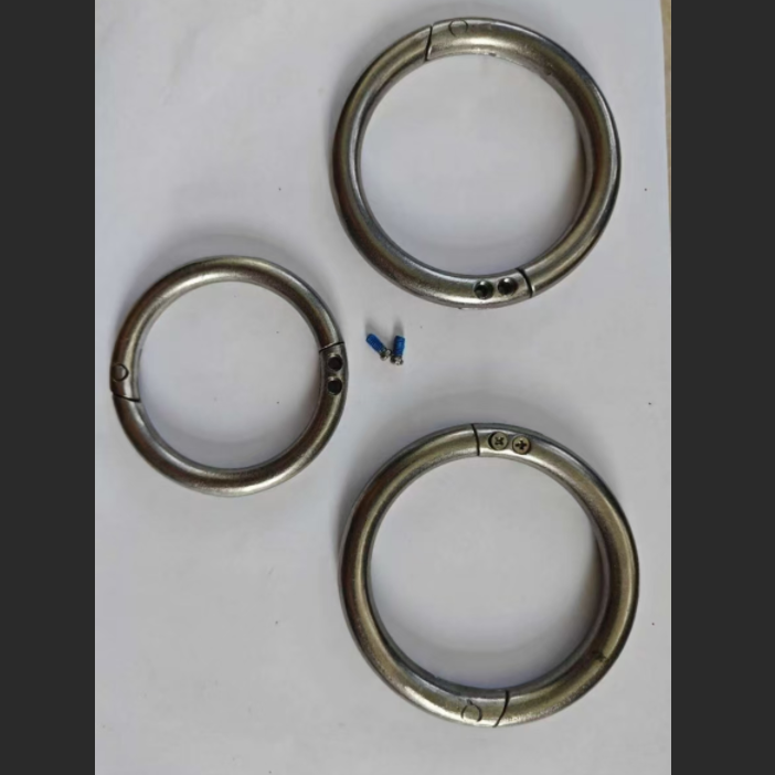 Stainless Steel 304 Cattle Nose Rings Bull Ox Cow Bovine Traction Clasp Farm Animal