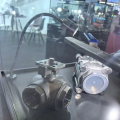 Stainless Steel 304 316 L type T type Threaded three-Way Ball Valve