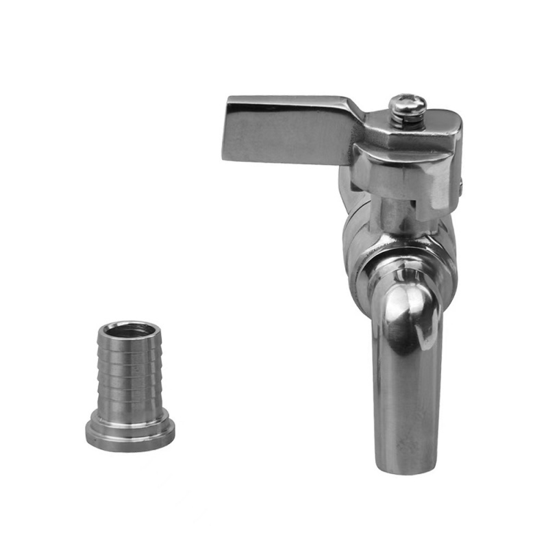 Custom Mirror Polished Stainless Steel 304 316 Tap Ball Valve Faucet