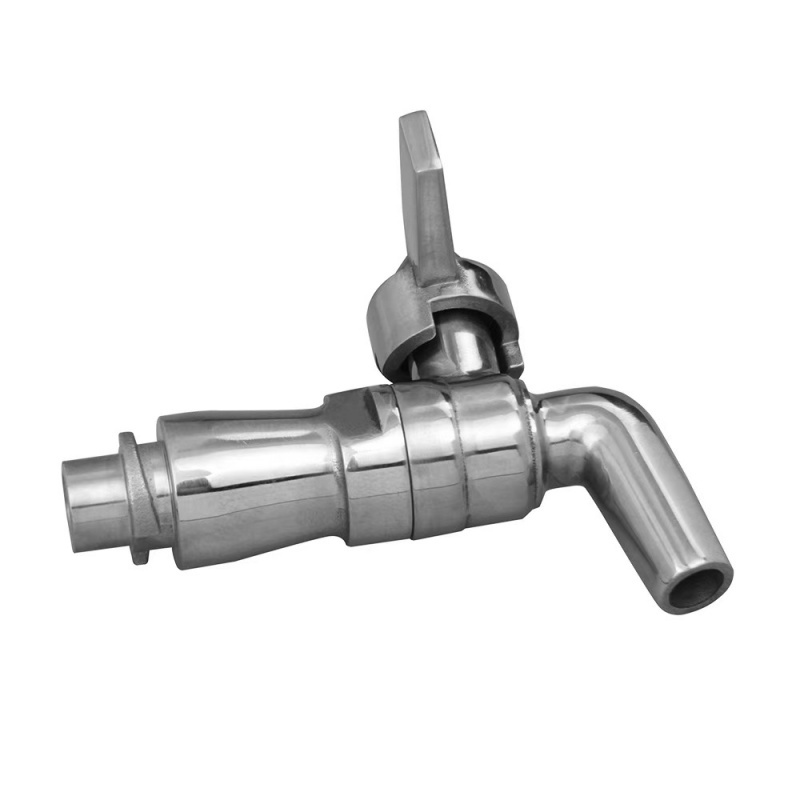 Custom Mirror Polished Stainless Steel 304 316 Tap Ball Valve Faucet