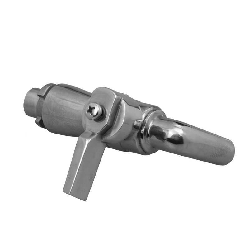 Custom Mirror Polished Stainless Steel 304 316 Tap Ball Valve Faucet