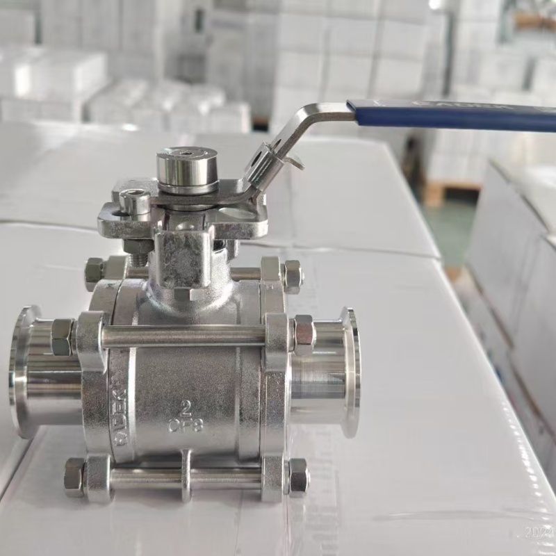 Custom Hot Sale High Quality Stainless Steel 304 316 3PCS Press End Ball Valve