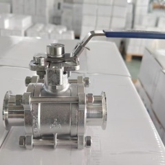 Custom Hot Sale High Quality Stainless Steel 304 316 3PCS Press End Ball Valve