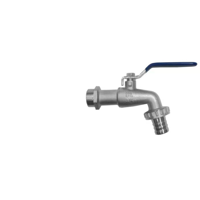 Custom Stainless Steel 45 degree 304 316 Threaded Ball Valve with Hose Barb Ends Stainless Steel Two-Piece Ball Valve with Barbed Fittings (Hose Tail) Stainless Steel Threaded Ball Valve with Barbed Connections