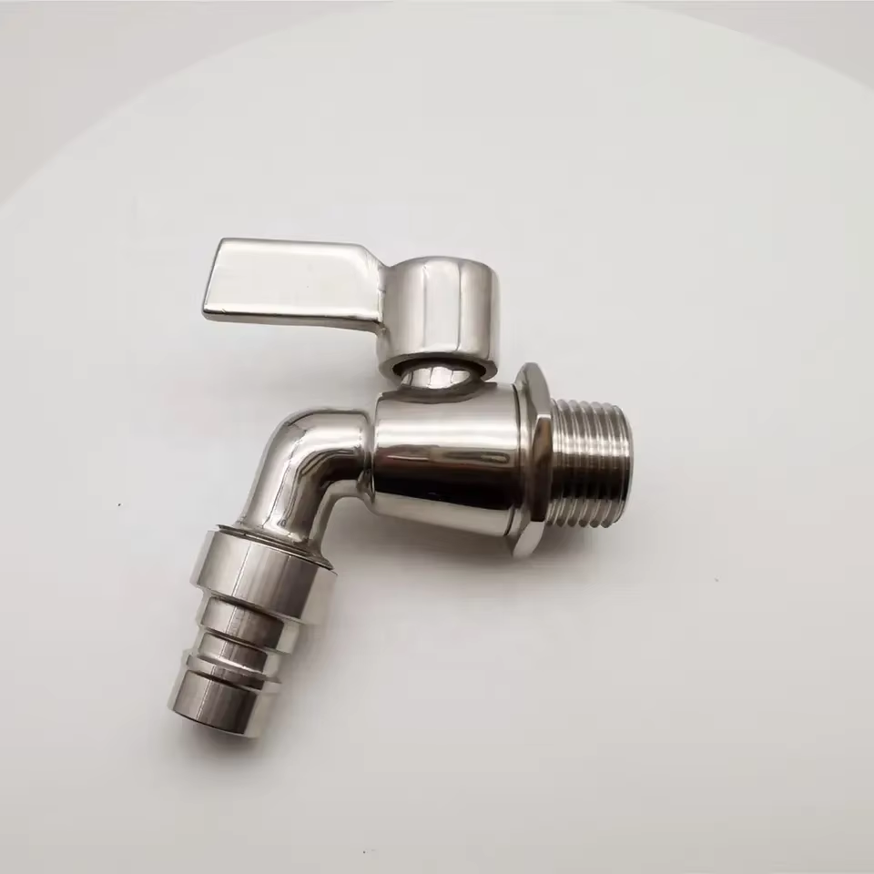 Custom Stainless Steel 304 316 Hose Barbed Ball Valve