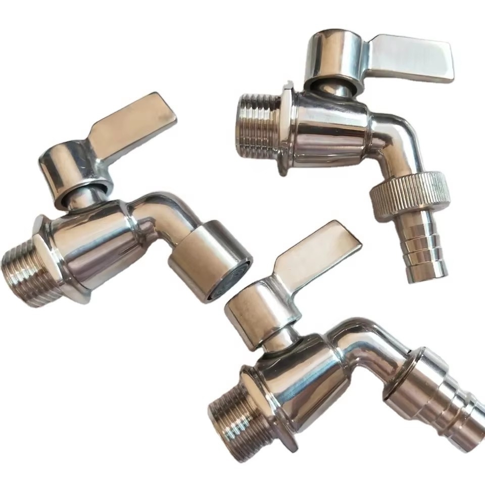 Custom Stainless Steel 304 316 Hose Barbed Ball Valve