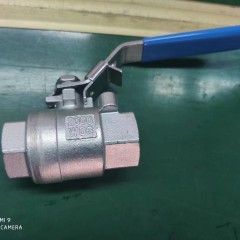 Custom Good Quality Stainless Steel 304 316 2000WOG Threaded 2PCS Ball Valve